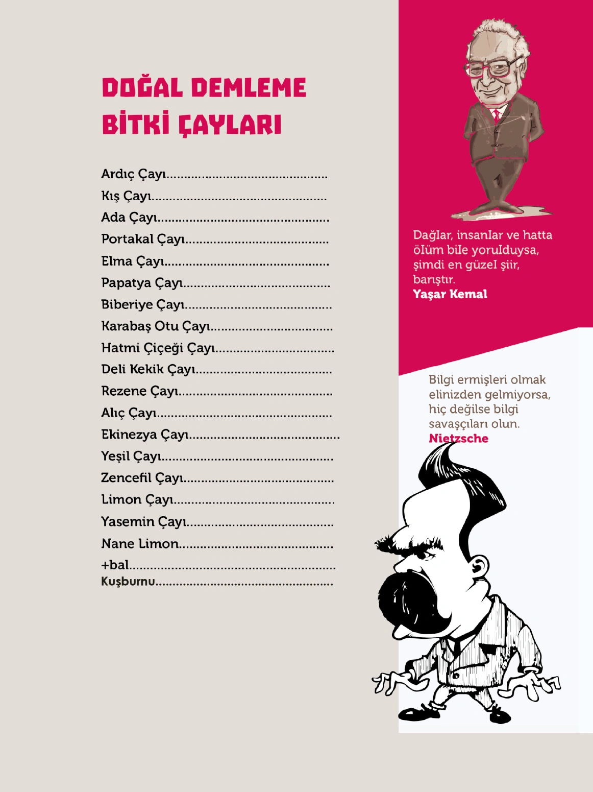 Menü sayfası 3