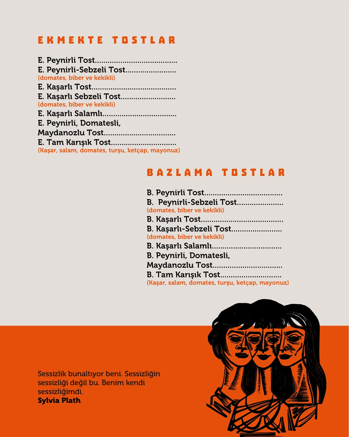 Ekmekte Tostlar ve Bazlama Tostlar