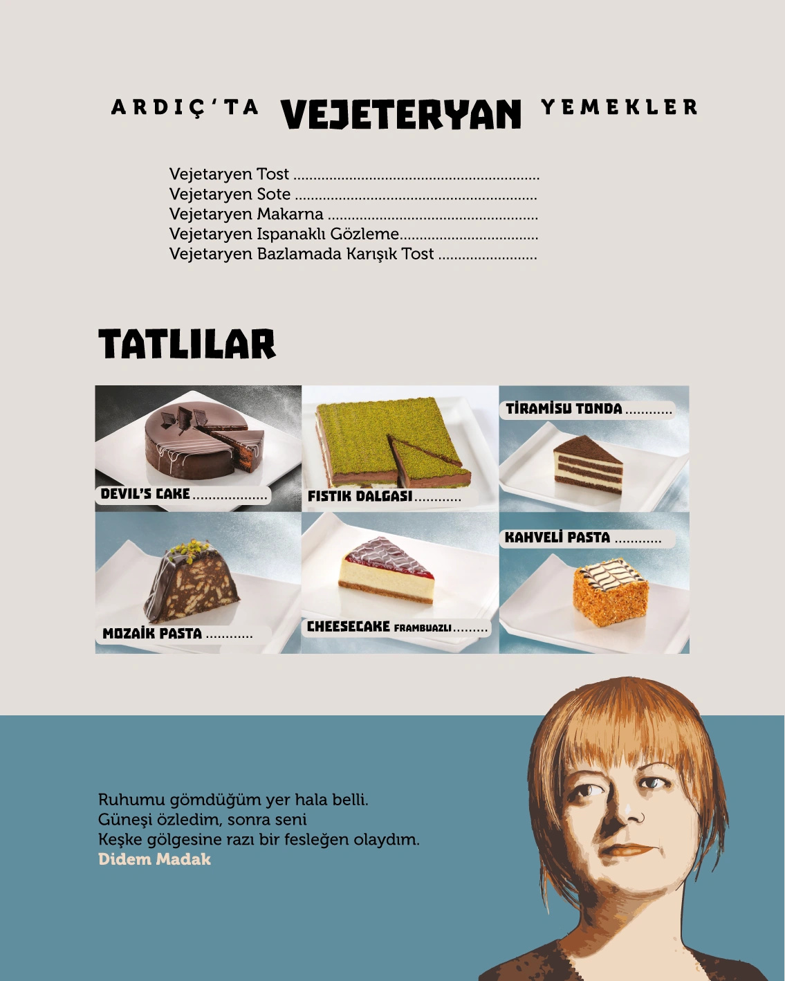 Vejetaryen Yemekler ve Tatlılar